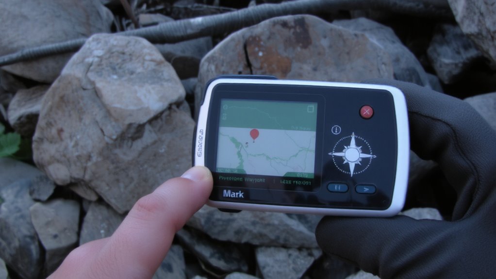 accurate gps cache marking
