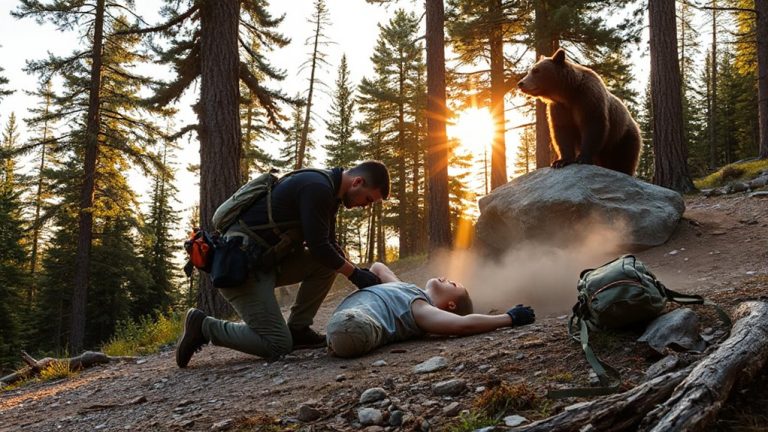 assess bear threat first