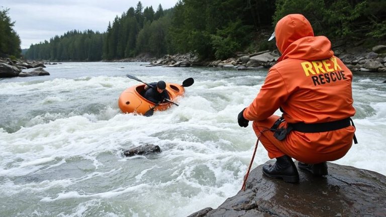 assess fast moving water safety
