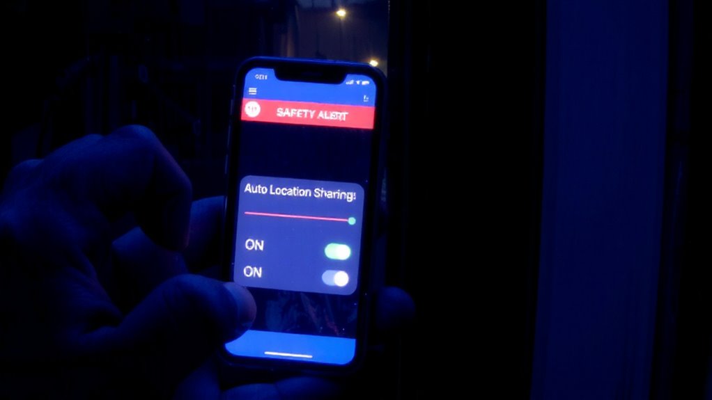 auto share location during emergencies