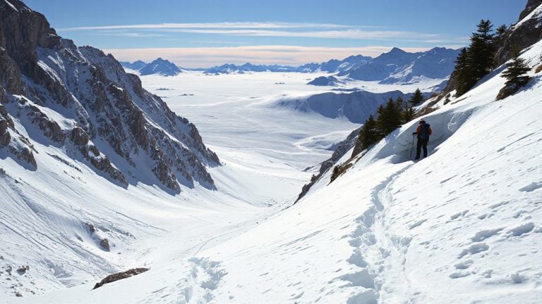 avoid avalanche prone slopes