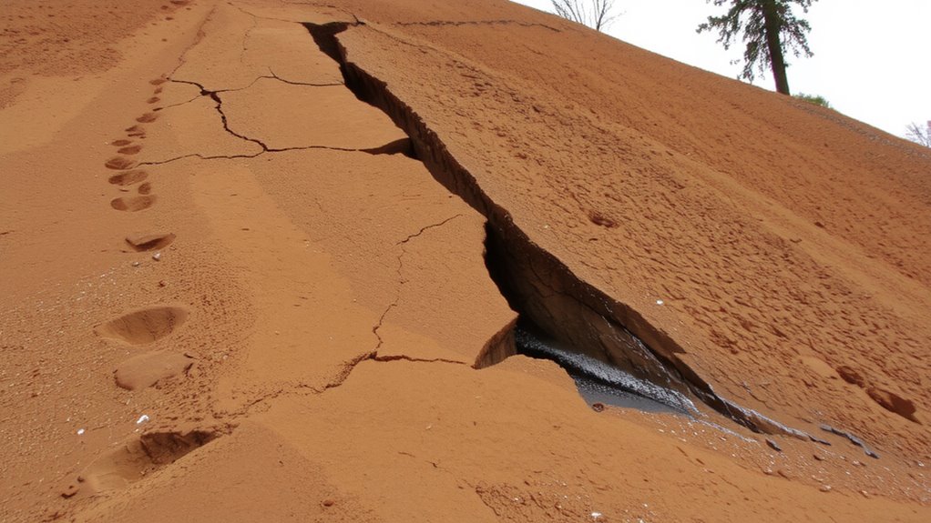 avoid cracks slumping seepage sparse roots