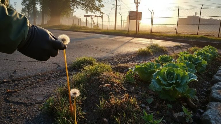 avoid roadside foraging near industry
