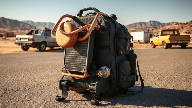 backpacks with external cooling radiators