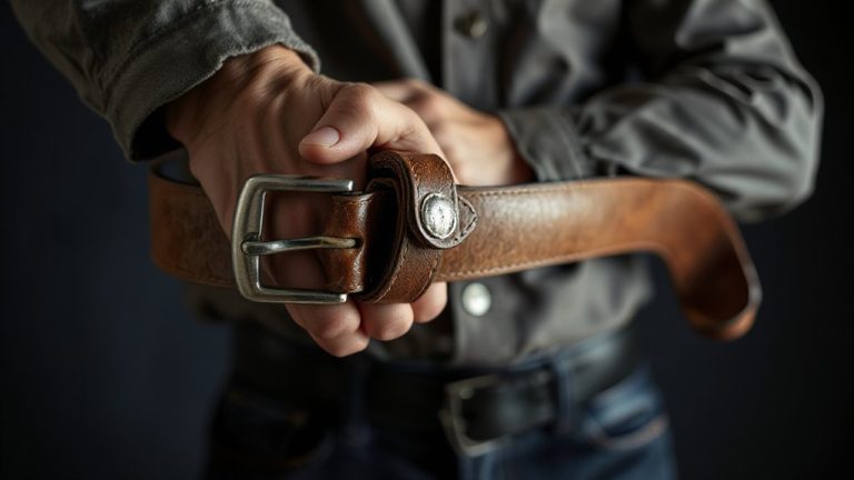 belt as weapon or restraint