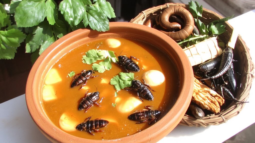 best edible insects for soups