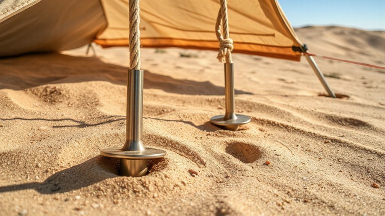 best sand tent stakes
