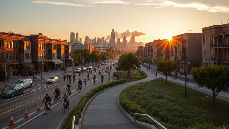 bike trails for urban evacuation