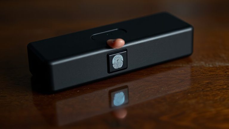 biometric thumbprint firearm lock