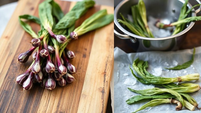 blanch freezing wild ramps
