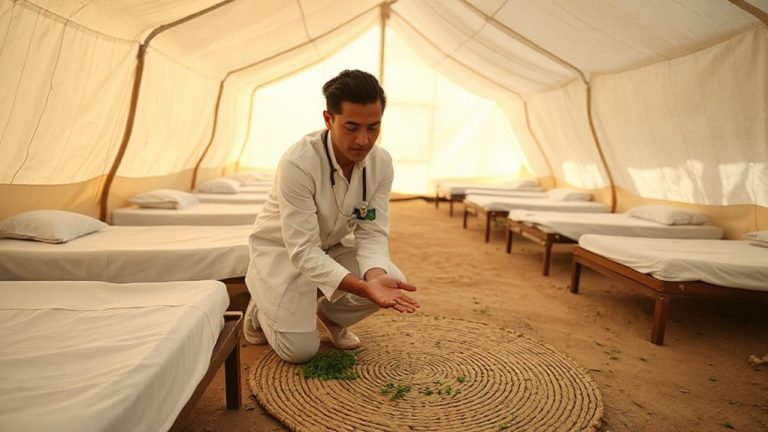 botanical screening in shelters