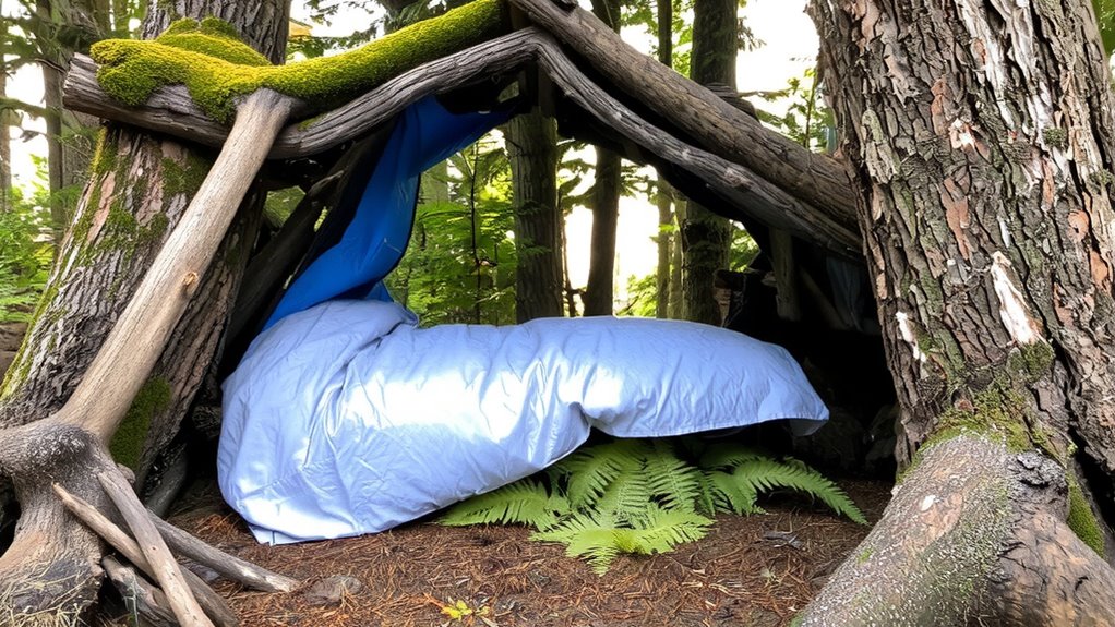 build debris hut shelter