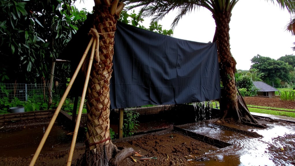build low profile a frame shelter