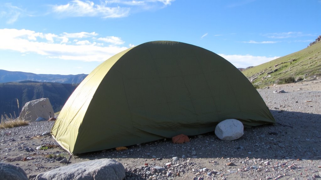 burrito tarp shelter build