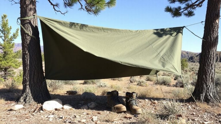 burrito tarp wind shelter