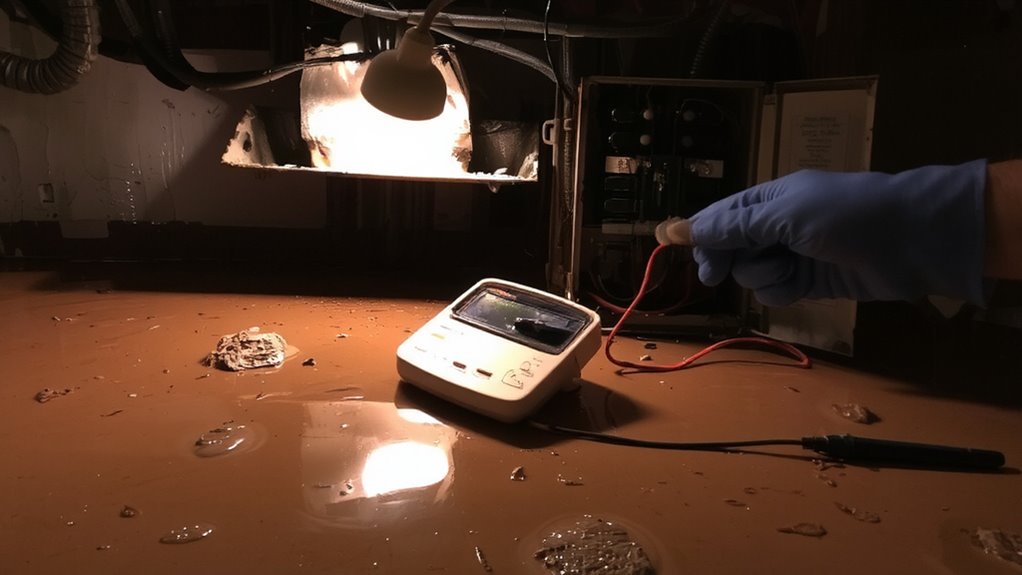 call electrician after flooding