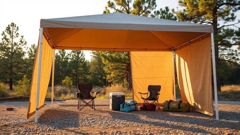 camping canopies for shade