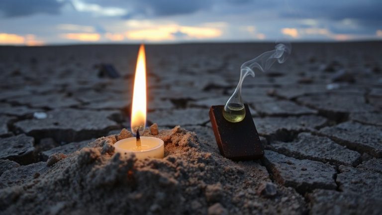 candle acetone flash signaling