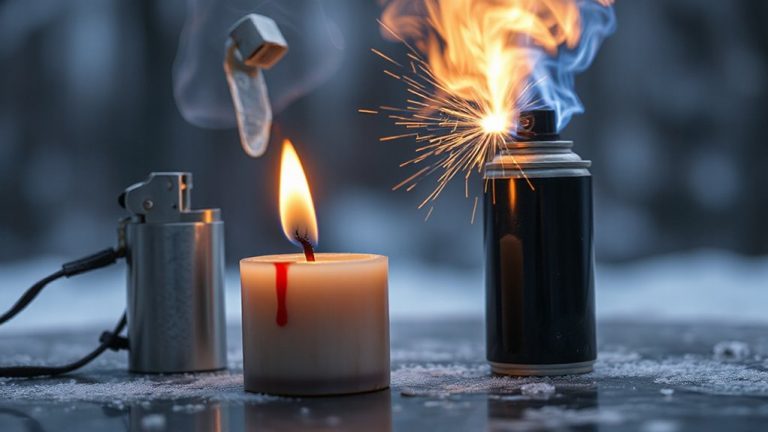 candle aerosol cold ignition