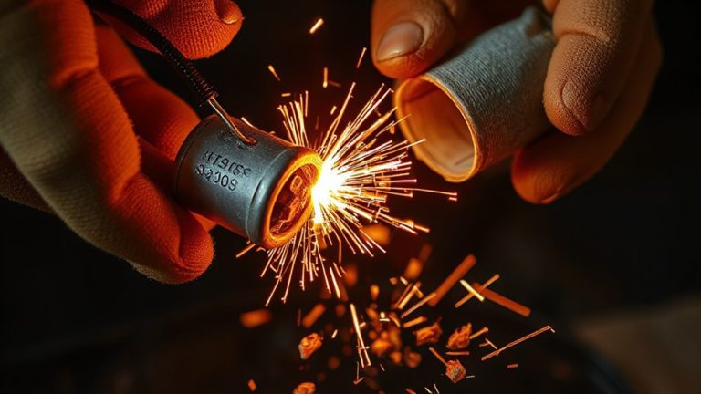 capacitor steel wool fire