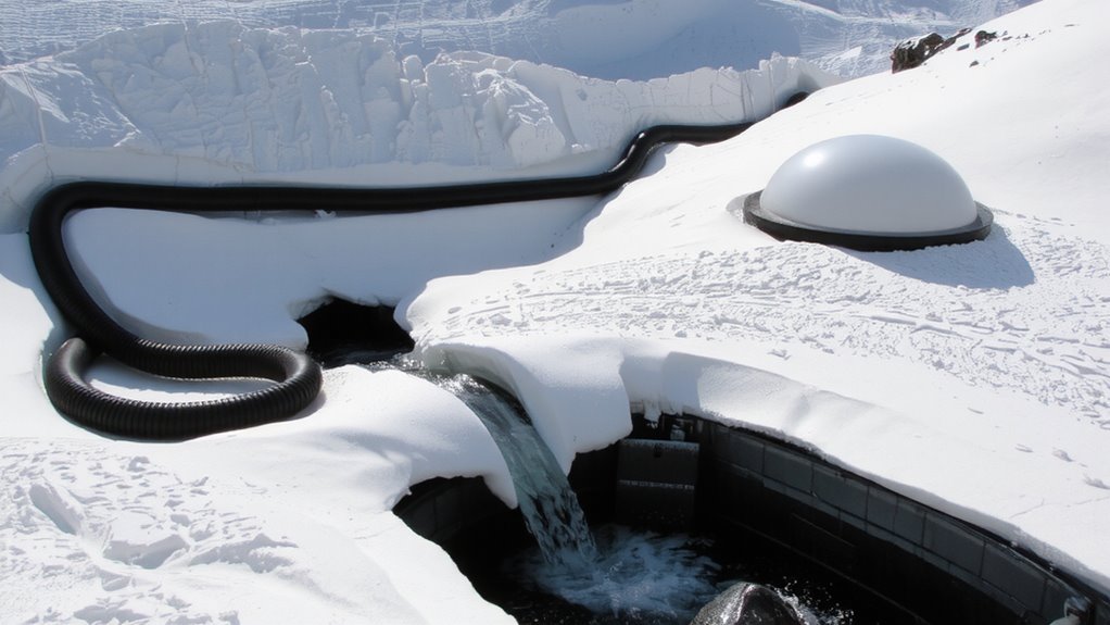 capture melt with terrain
