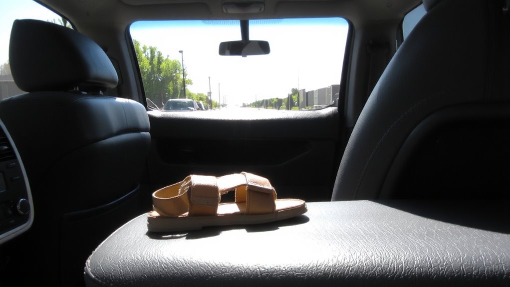 car interior heat surge