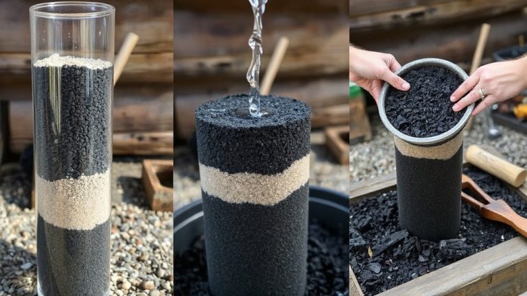 charcoal sand filter