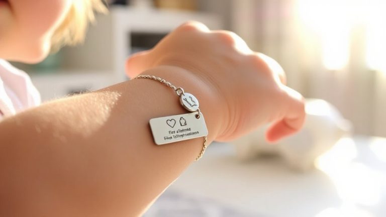 child id bracelet with allergies