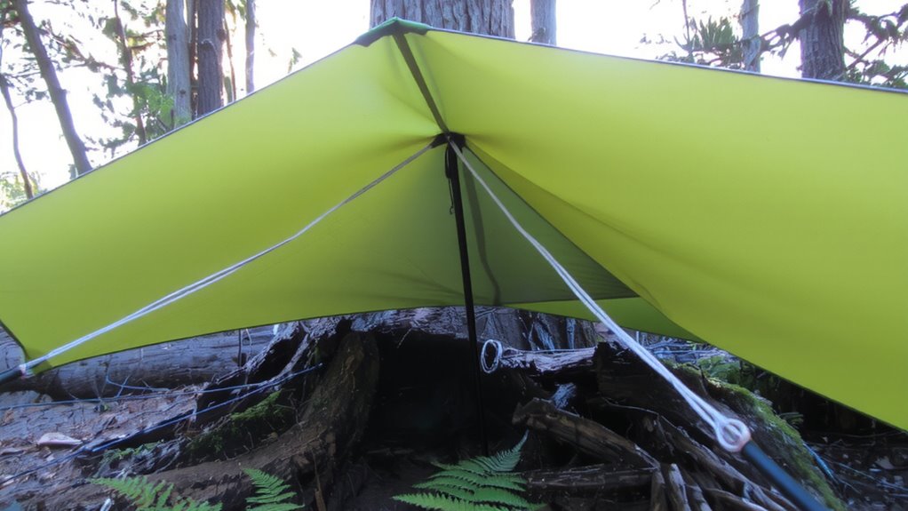 choose high dry sheltered spots