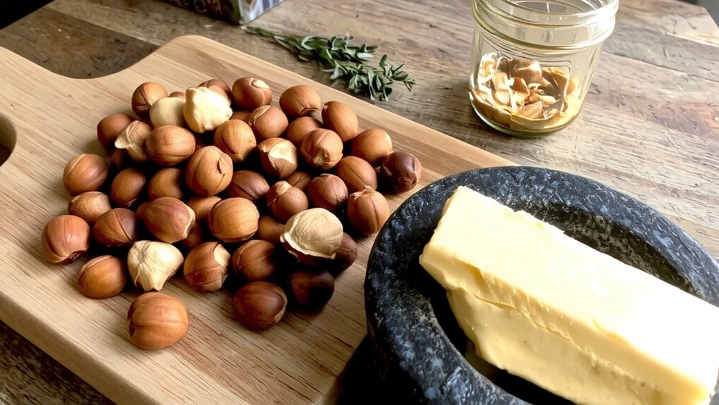 choose plump fresh hazelnuts