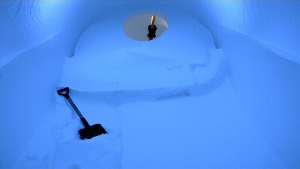 choose shelter based on snow