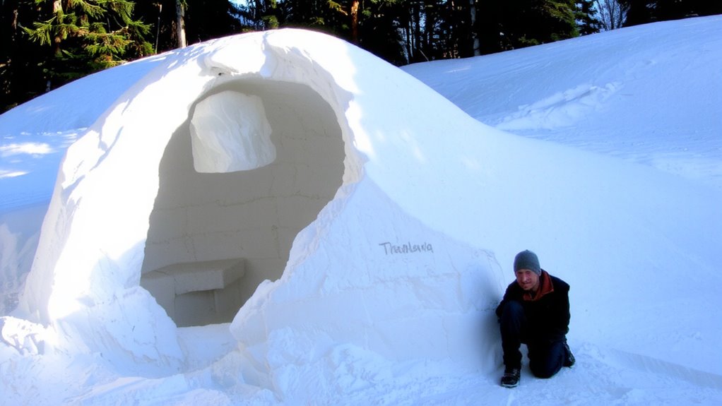 choose stable sheltered snow