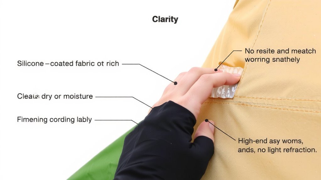 clean dry surface essential