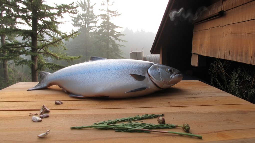 cold smoking wild salmon
