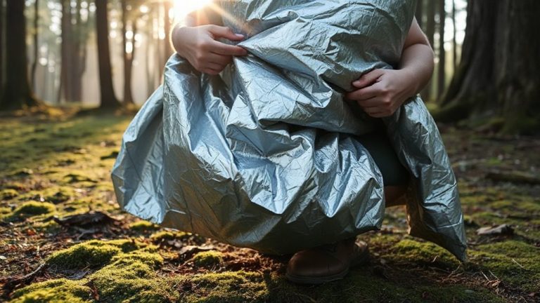 compact emergency blanket use