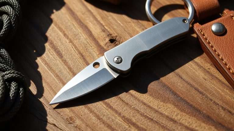 compact reliable ready knife keychains