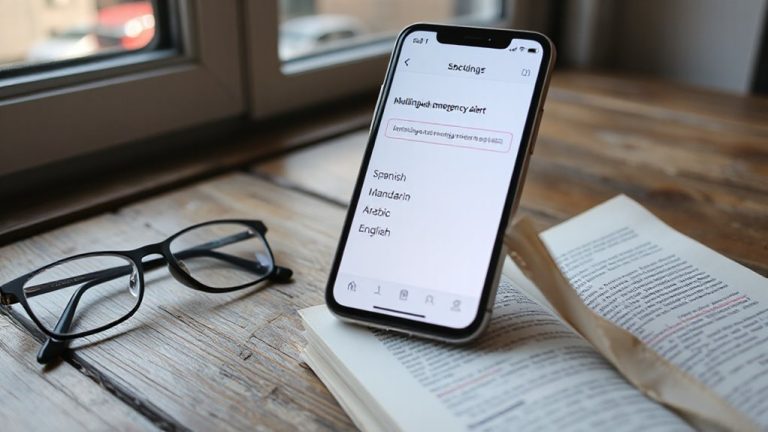 configure alerts for multilingual users