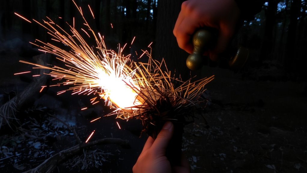 consistent sparks sheltered ignition