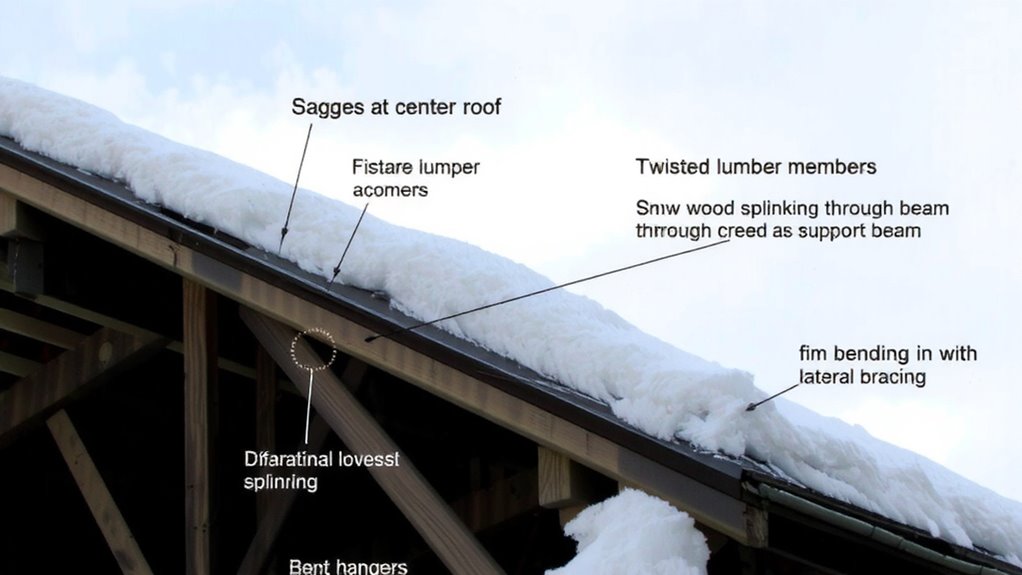 cracks sagging sticking gaps