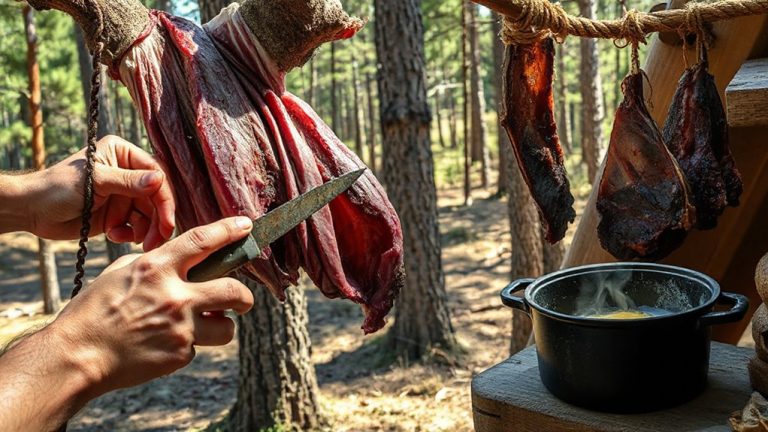 curing smoking drying salting