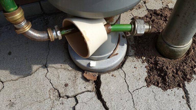 damaged gas meters post earthquake