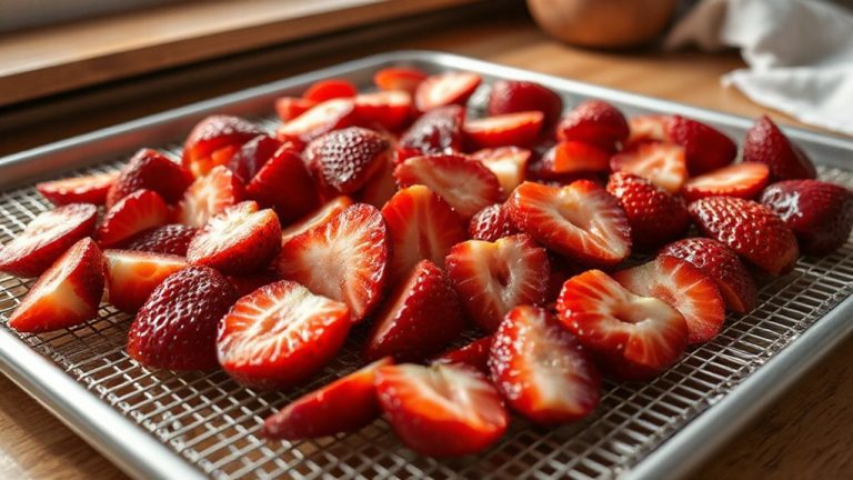 dehydrating wild strawberries no sugar