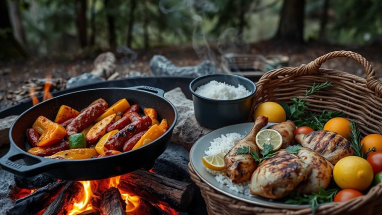 delicious outdoor feasts