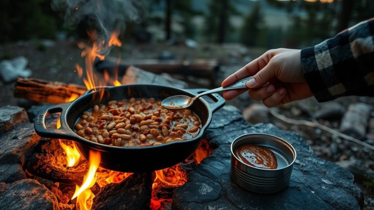 delicious ready to eat outdoor meals