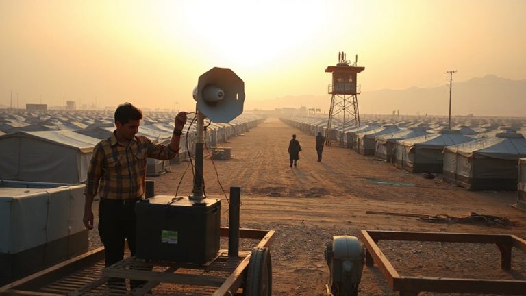 deploy temporary siren networks