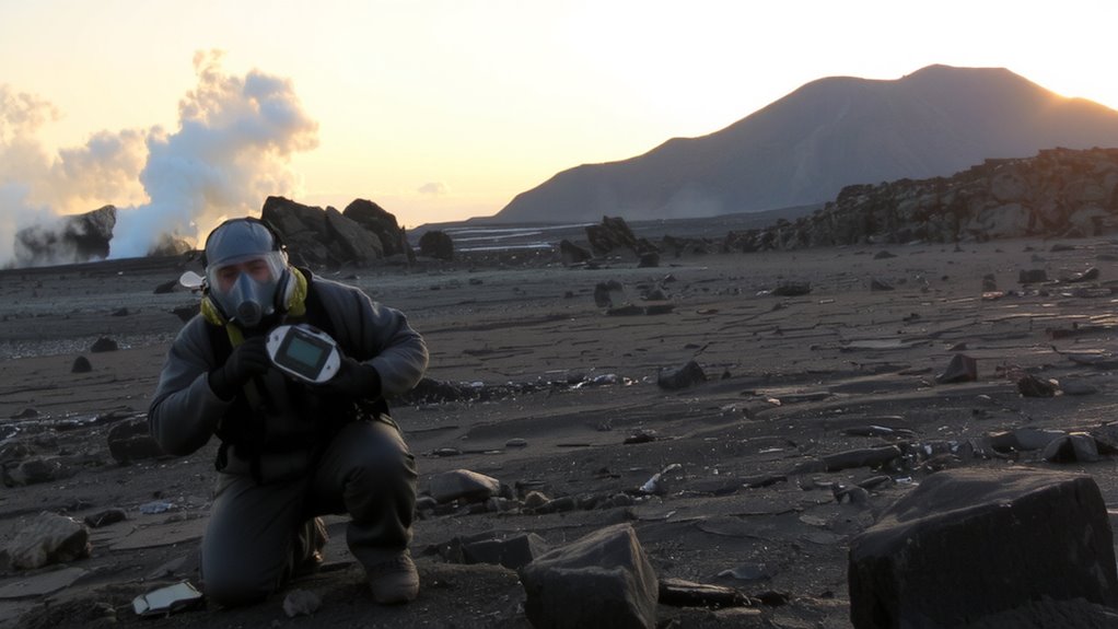 detect volcanic gases safely