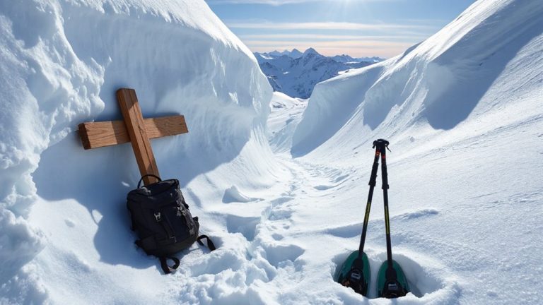 digging a snow trench