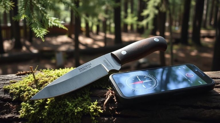 digital compass meets knife navigation