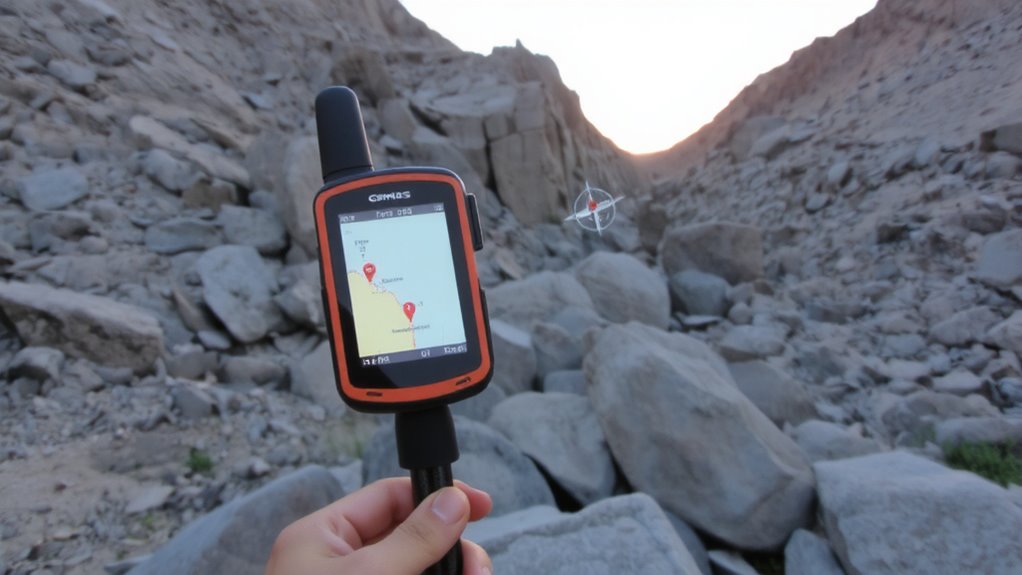 digital maps and waypoints