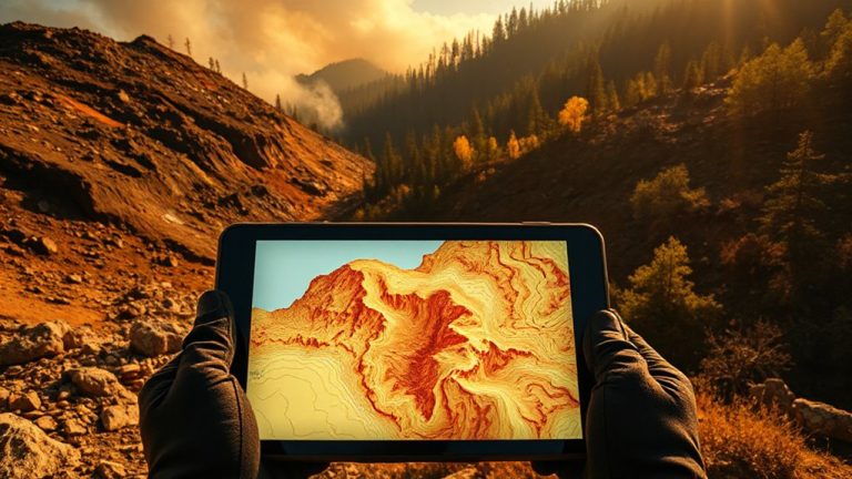 digital maps identify firebreaks